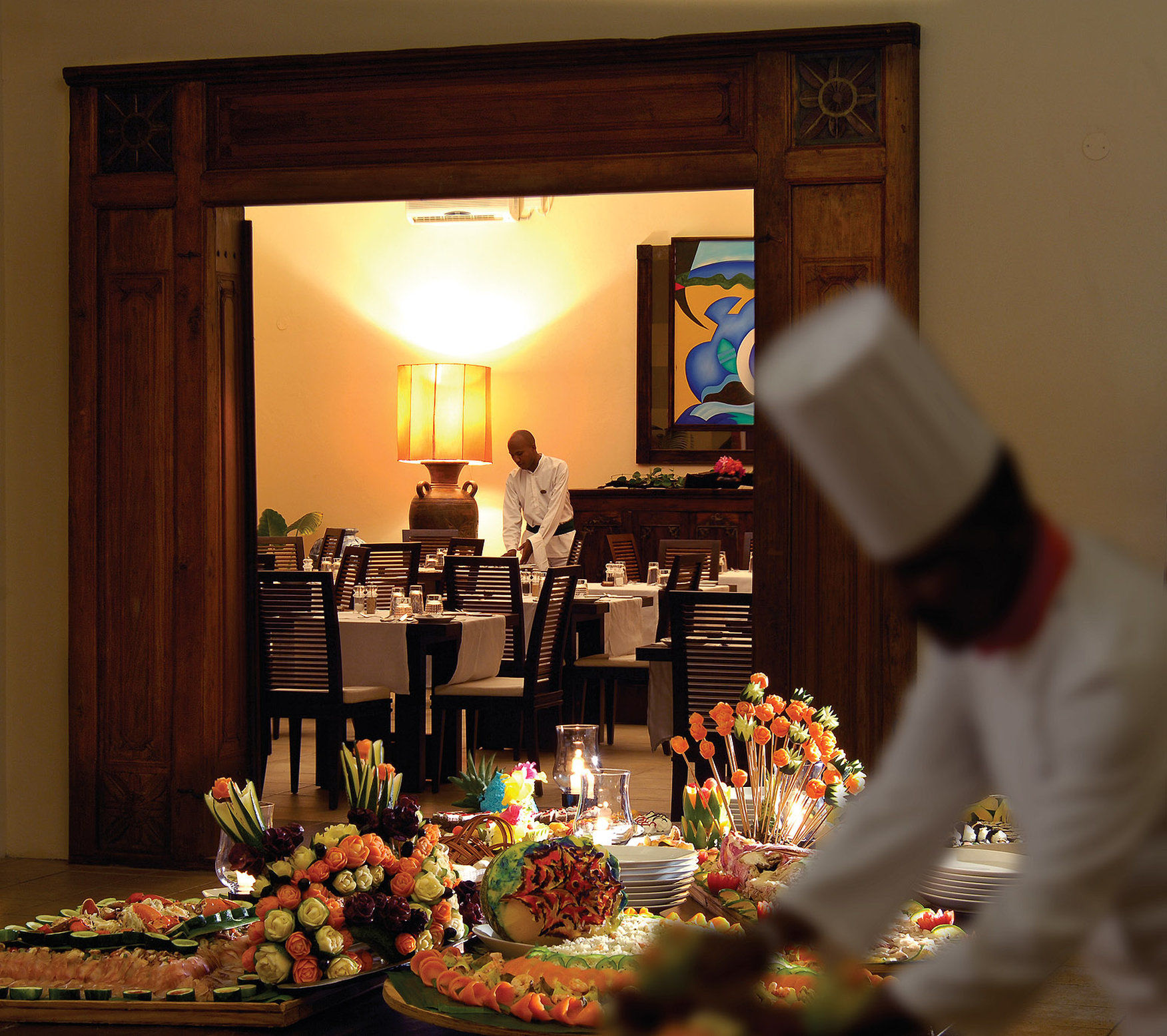 Отель Diamonds Dream Of Africa Малинди Ресторан фото